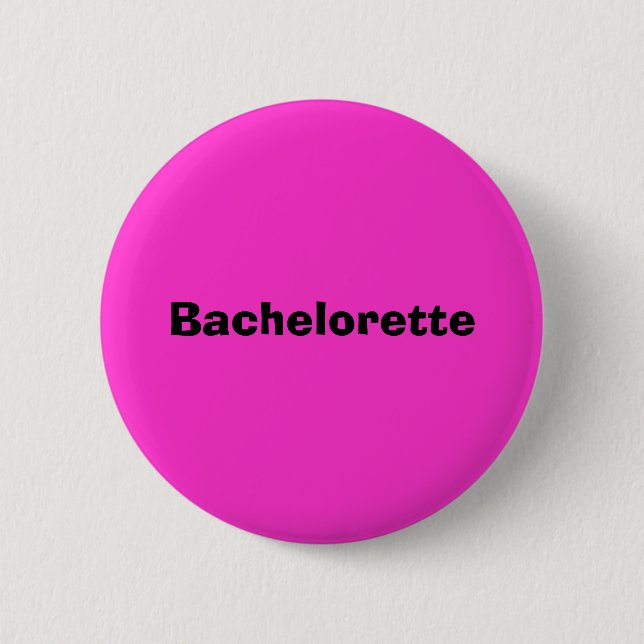 Badge Rond 5 Cm Bachelorette (Devant)