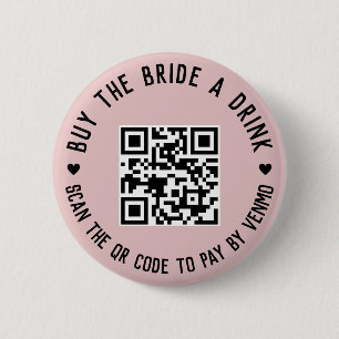Badge Rond 5 Cm Bachelorette Achetez à la mariée une boisson Bouto