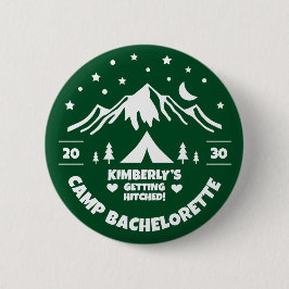 Badge Rond 5 Cm Bachelorette du camp vert