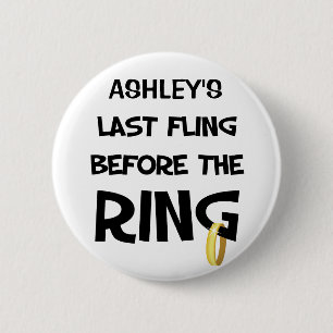 Badge Rond 5 Cm Bachelorette personnalisée