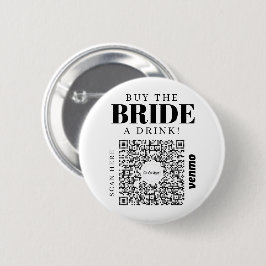 Badge Rond 5 Cm Bachelorette Venmo Code QR Acheter La Mariée Un Ve