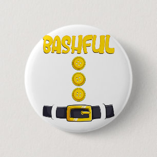 Badge Rond 5 Cm Bachful Halloween nain costume de couleur correspo