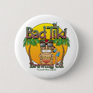 Badge Rond 5 Cm Bad Tiki Brewing Company