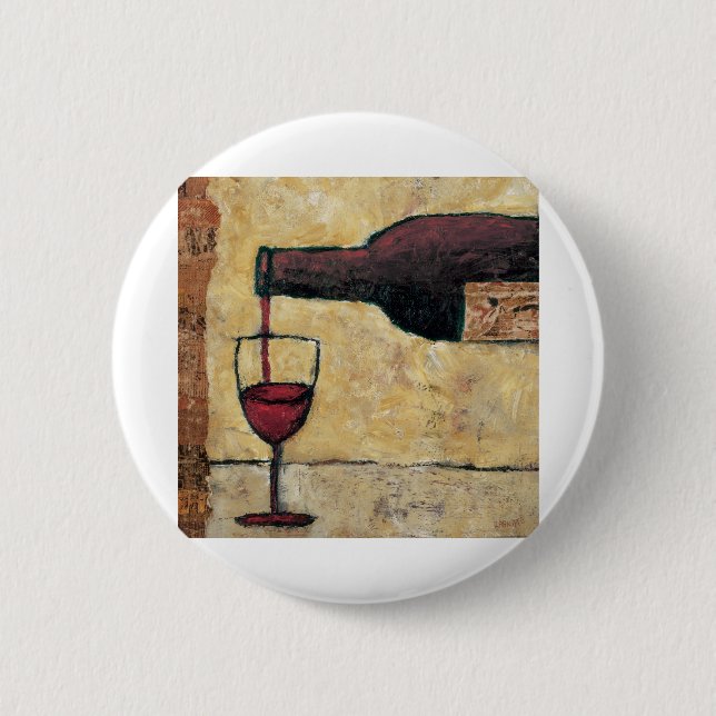 Badge Rond 5 Cm BAG04 Wine.tif rouge (Devant)