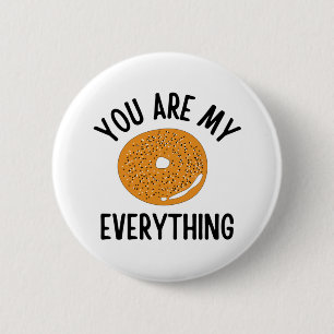 Badge Rond 5 Cm Bagel Tu Es Mon Tout Drôle