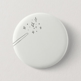 Badge Rond 5 Cm Baguette magique
