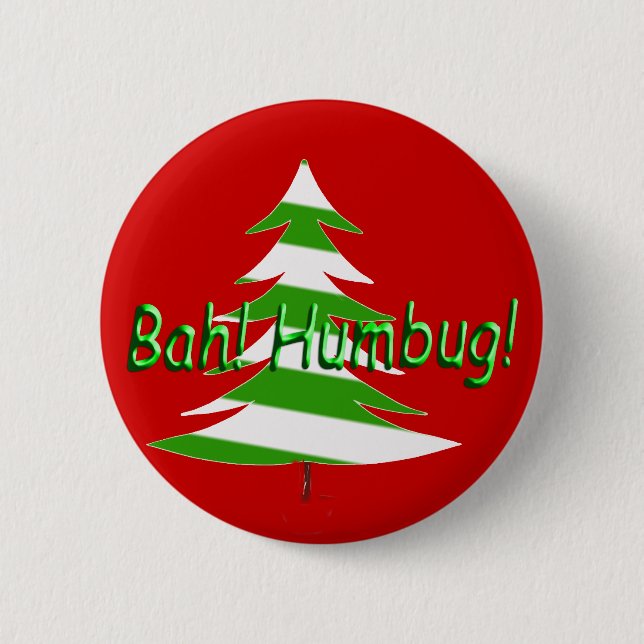 Badge Rond 5 Cm Bah ! Humbug ! (Devant)