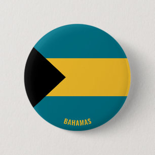 Badge Rond 5 Cm Bahamas Flag Charming Patriotic
