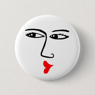 Badge Rond 5 Cm Baiser