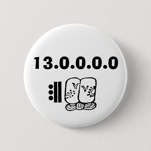 Badge Rond 5 Cm baktun, 13.0.0.0 .0 (Devant)