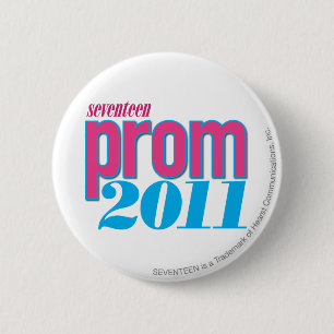 Badge Rond 5 Cm Bal d'étudiants 2011 - Aqua