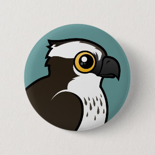 Badge Rond 5 Cm Balbuzard mignon