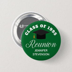 Badge Rond 5 Cm Balise de nom personnalisé pour la réunion du lycé