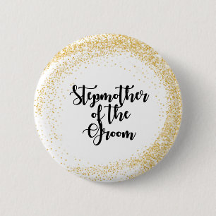 Badge Rond 5 Cm Balise de nom Stepmother of Groom