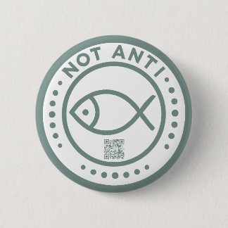 Badge Rond 5 Cm Balise gris de cuirassé NotAntiFish