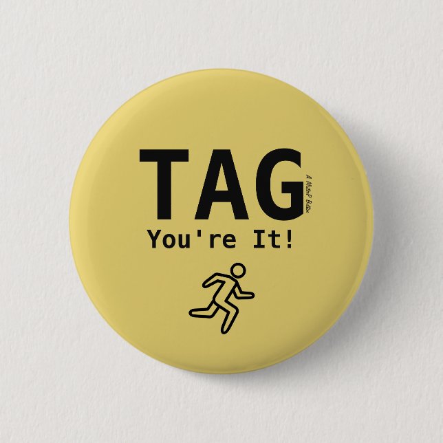 Badge Rond 5 Cm BALISE (Vous êtes ça) - Bouton MisterP (Devant)