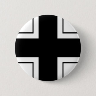 Badge Rond 5 Cm BalkenKreuz sur le blanc