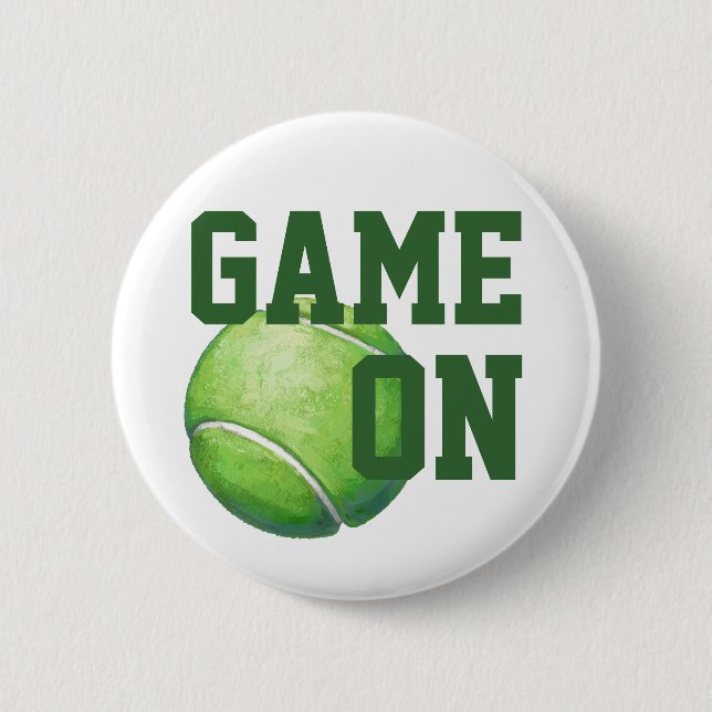Badge Rond 5 Cm Ball de tennis (Devant)