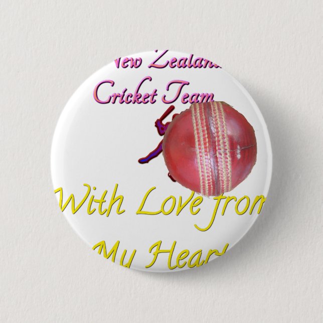 Badge Rond 5 Cm Ball NEWZEALAND (Devant)