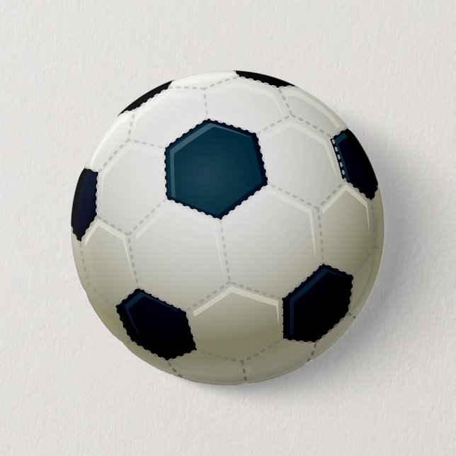BADGE ROND 5 CM BALLON DE FOOT (Devant)