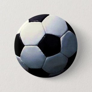 Badge Rond 5 Cm Ballon de football