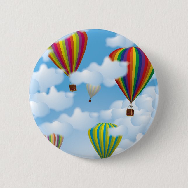 Badge Rond 5 Cm Ballons (Devant)