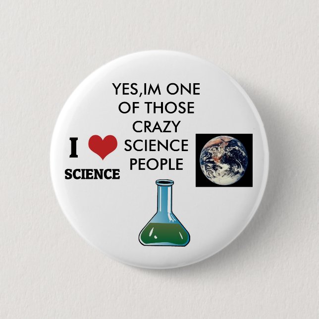 Badge Rond 5 Cm ballot de la science (Devant)