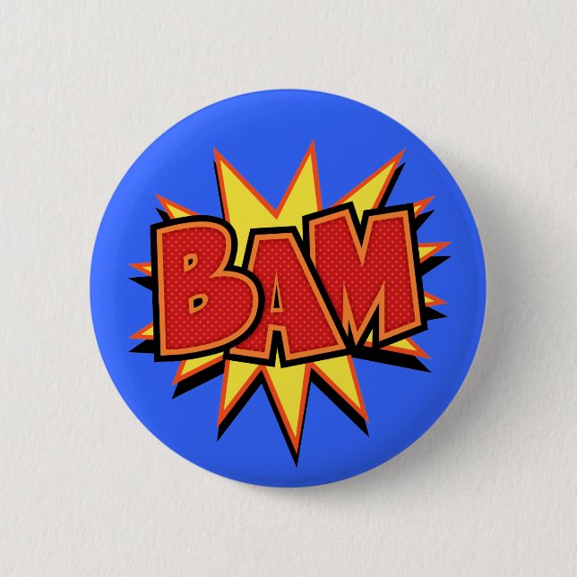 Badge Rond 5 Cm Bam-3 (Devant)