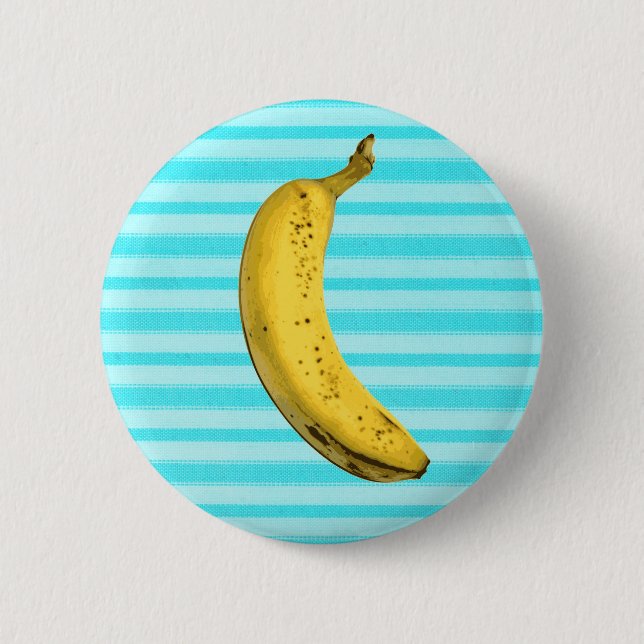 Badge Rond 5 Cm Banane drôle (Devant)
