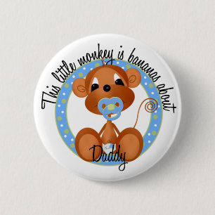 Badge Rond 5 Cm Bananes au sujet de papa