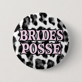 Badge Rond 5 Cm Bande de jeunes mariées
