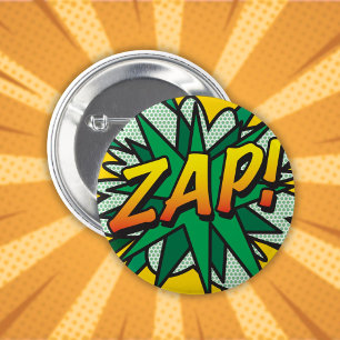 Badge Rond 5 Cm Bande dessinée cool art pop ZAP