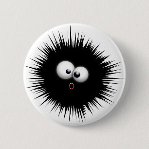Badge Rond 5 Cm Bande dessinée de floc d'encre