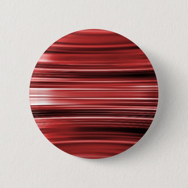 Badge Rond 5 Cm Bandes courbes rouges (Devant)