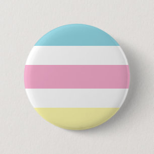 Badge Rond 5 Cm Bandes de couleurs cool