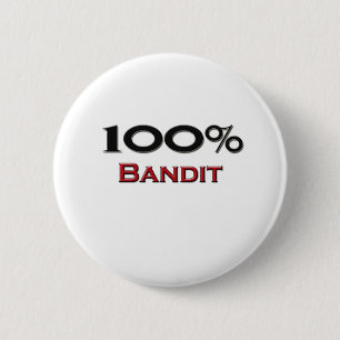 Badge Rond 5 Cm Bandit de 100 pour cent