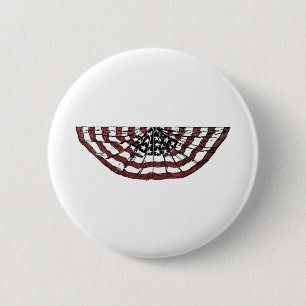 Badge Rond 5 Cm Bannière drapeau américain