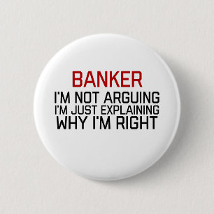 Badge Rond 5 Cm banquier