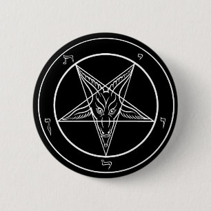 Badge Rond 5 Cm Baphomet