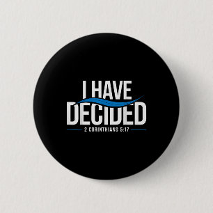 Badge Rond 5 Cm Baptême J'Ai Décidé Baptisé _1
