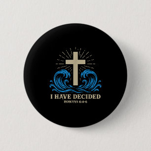 Badge Rond 5 Cm Baptême Pour Adultes Femmes Hommes Garçons Filles 