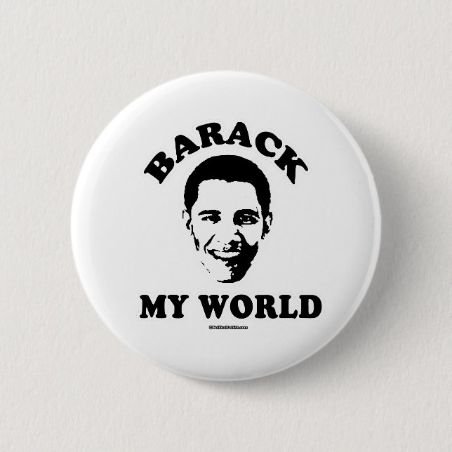 BADGE ROND 5 CM BARACK MON MONDE (Devant)