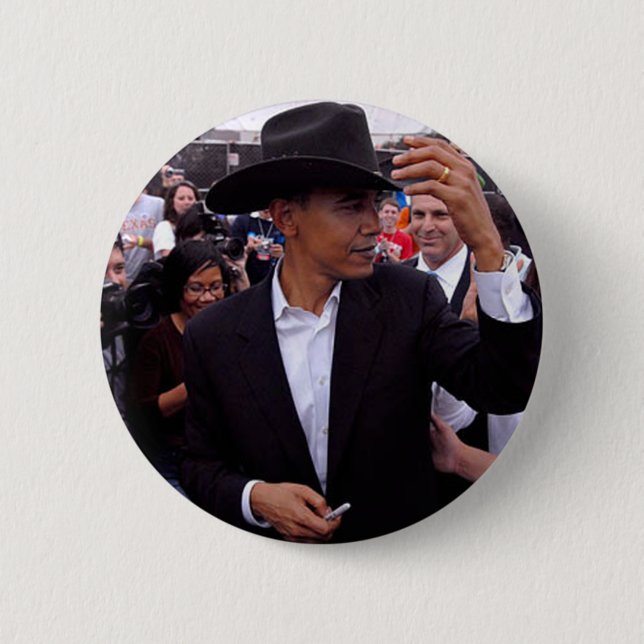 Badge Rond 5 Cm Barack Obama (Devant)