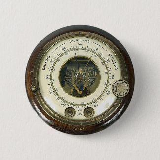Badge Rond 5 Cm Baraethiometer Pin de professeur Temple's