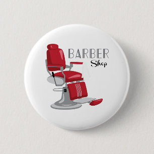 Badge Rond 5 Cm Barber Shop