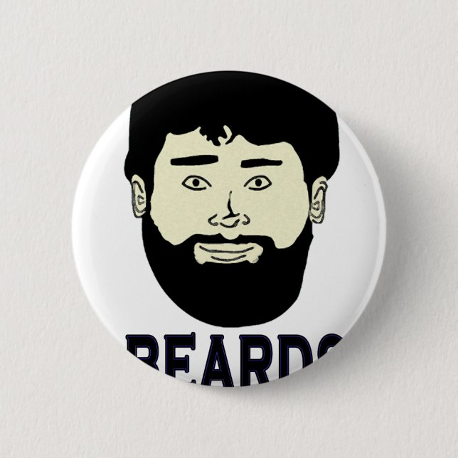 Badge Rond 5 Cm BARBES - ils se développent sur vous (Devant)