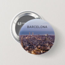 Barcelone Catalogne Sunset Skyline Espagne Citysca