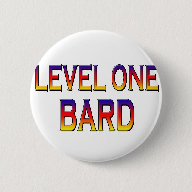 Badge Rond 5 Cm Barde de niveau un (Devant)