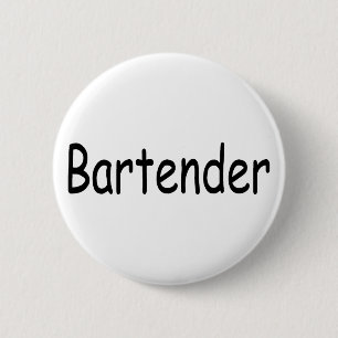 Badge Rond 5 Cm Barman