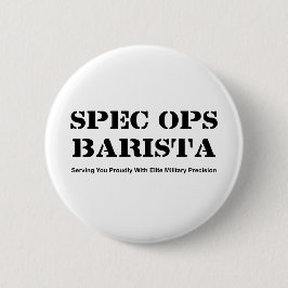 Badge Rond 5 Cm Barman de Spéc. Ops